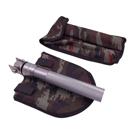 Lopata multifunctionala IdeallStore®, Hunting Society, 8 in 1, otel inoxidabil, 62 cm, argintiu