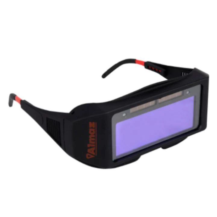 Ochelari pentru sudura cu inchidere automata, incarcare solara DIN16 ALMAZ