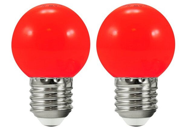 Set 2xBec Led Sferic Ghirlanda E27 3W P45