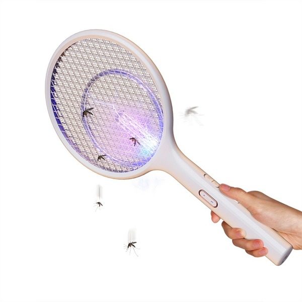 Paleta electrica reancarcabila pentru tantari si insecte cu suport inclus