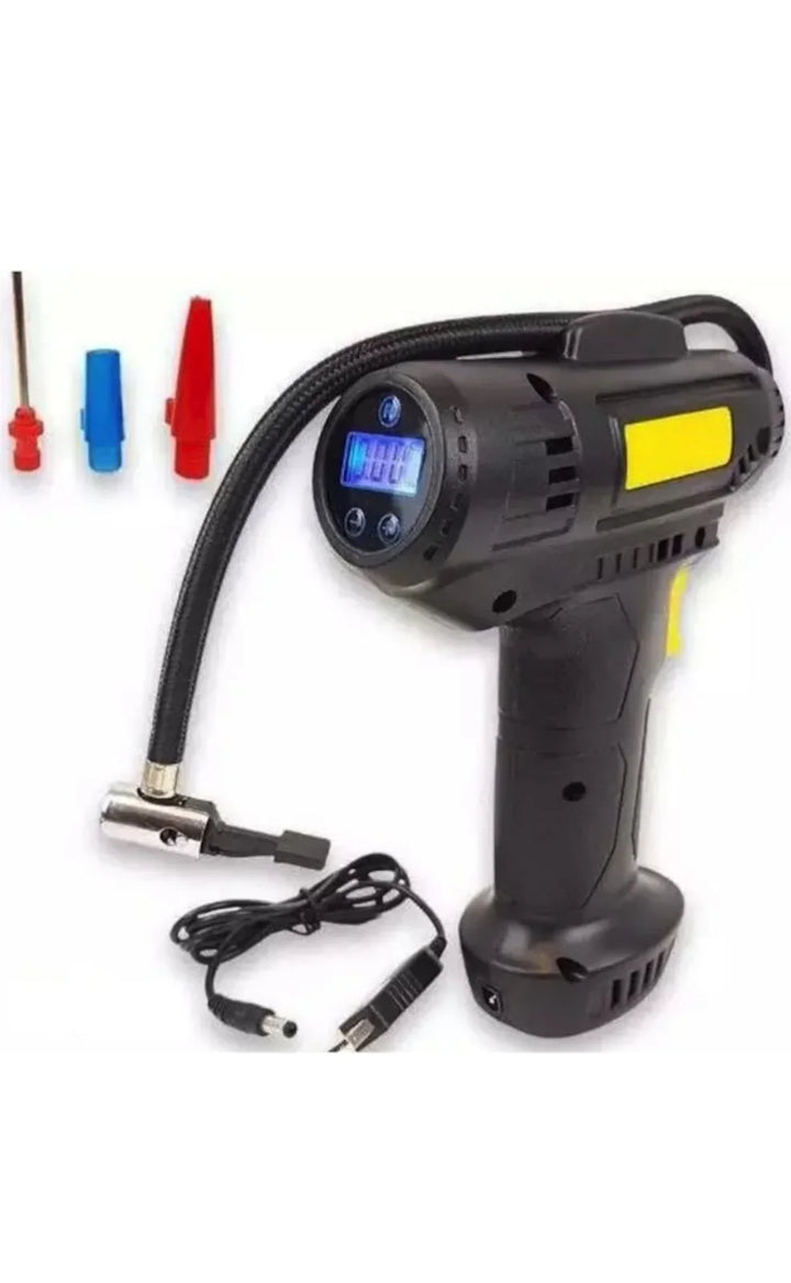Compresor portabil 7.2V, 10.0 Bar, Debit de aer 18 L/m, putere 72 W, negru