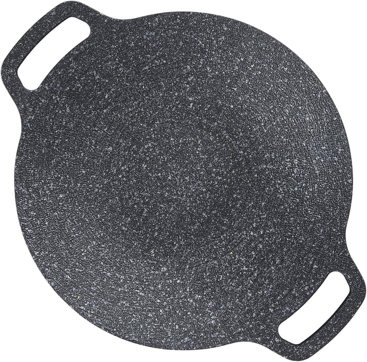 Set 2 x Tava copt rotunda, aluminiu, negru, 34cm