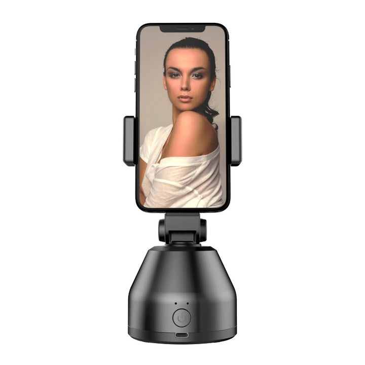 Suport cu sistem de stabilizare Gimbal Souing Genie 360° Intelligent Tracking Platform cu AI Smart Tracking si Face Recognition Negru