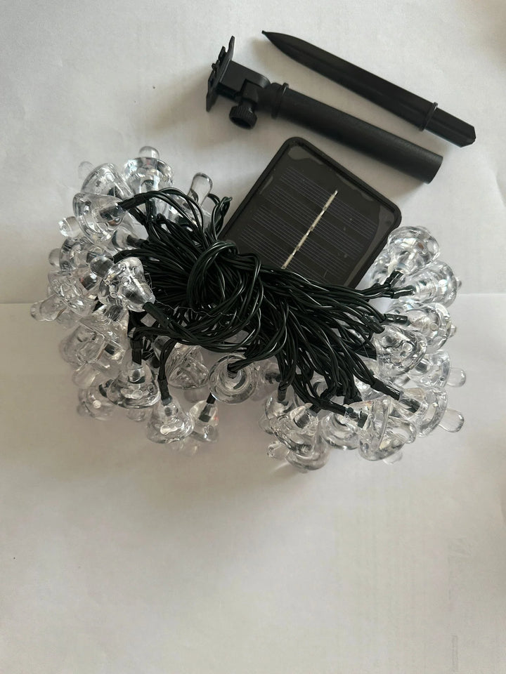 Set 2 x Instalatie Solara LED 50 Ciupercute Multicolor