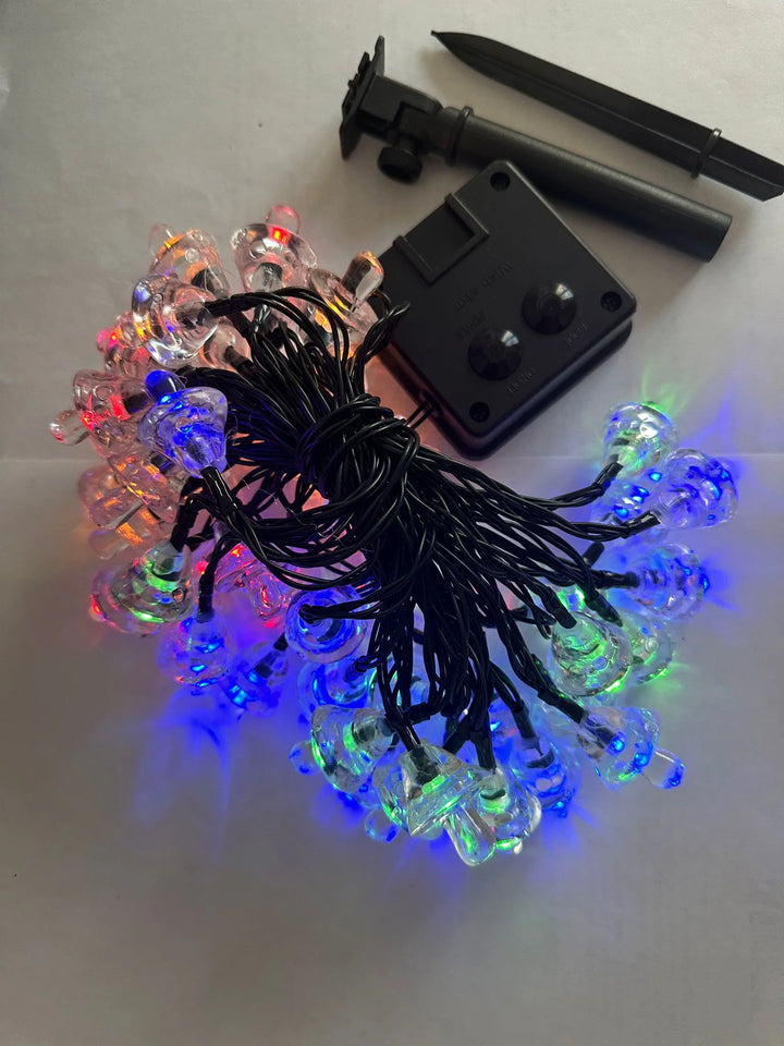 Set 2 x Instalatie Solara LED 50 Ciupercute Multicolor