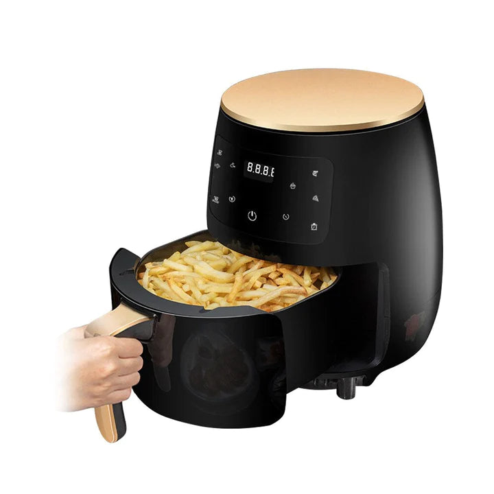 Friteuza Fara Ulei 6 Litri Air Fryer, Display Digital, Functie de Coacere