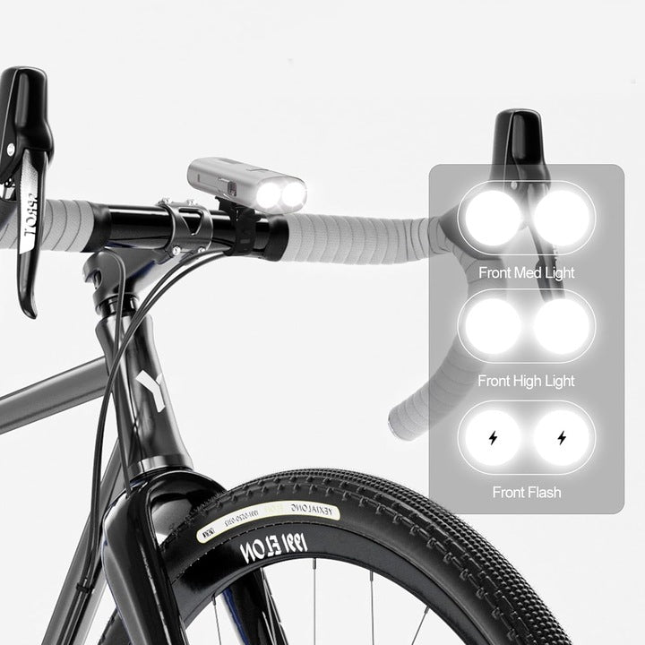 Lumina bicicleta LED 1000 lumeni, 6 moduri de iluminare, impermeabil, 112g