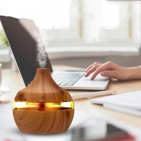 Umidificator aromaterapie pentru camera +12 Uleiuri esentiale Cadou