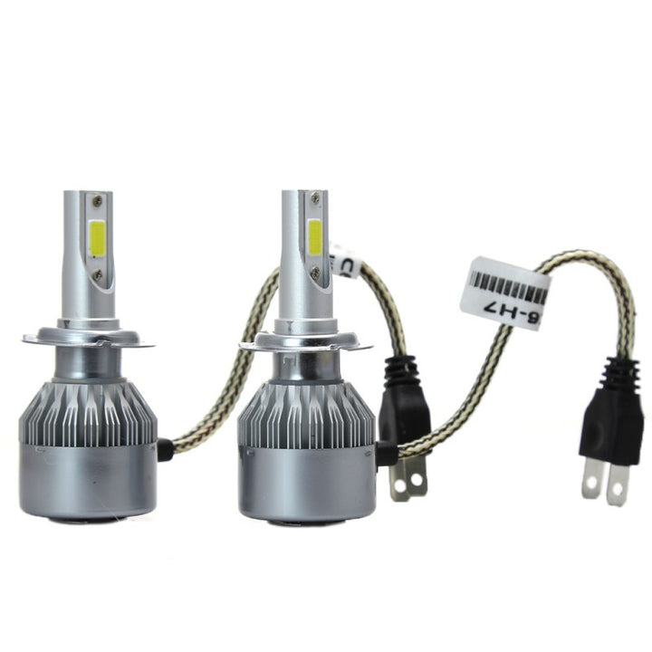 Set 2 Lampi LED C6 H7 temperatura 6000K putere 36 W lumina alba