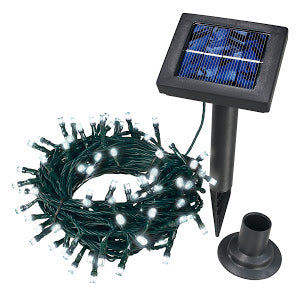 Instalatie 100 LED pentru exterior cu incarcare solara
