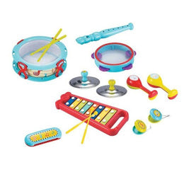 Set instrumente muzicale pentru copii, 15 piese, multicolor