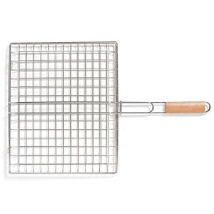 Grill pliabil pentru gratar 40x33 cm, BBQ Grill Square