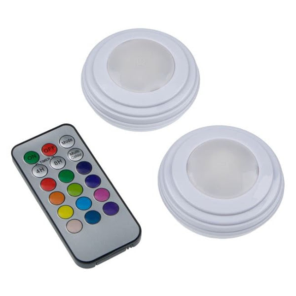 Set 2 x Lampa de veghe cu telecomanda
