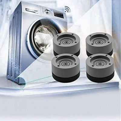 Set de 4 piese suport anti-zgomot si anti vibratii pentru masina de spalat