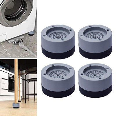 Set de 4 piese suport anti-zgomot si anti vibratii pentru masina de spalat