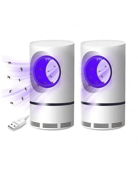Set 2 x aparat antiinsecte cu lampa UV si aspiratie, Mosquito Killer