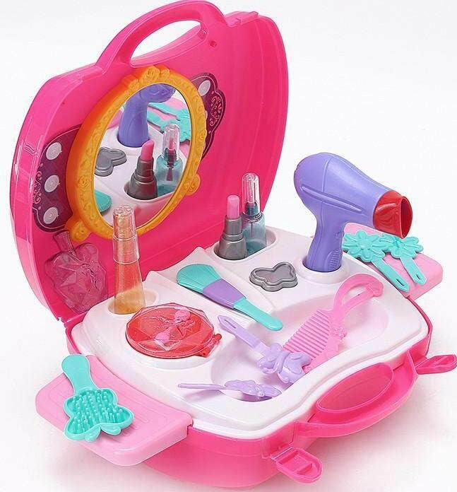 Set de infrumusetare fete, valiza fashion, 21 de accesorii, 3+