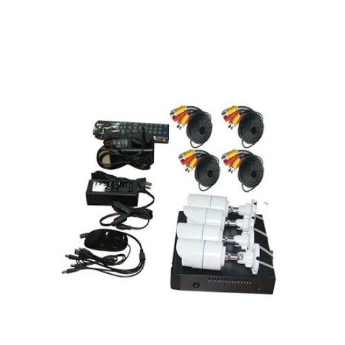Sistem de supraveghere FULL HD Kit DVR cu 4 camere exterior / interior