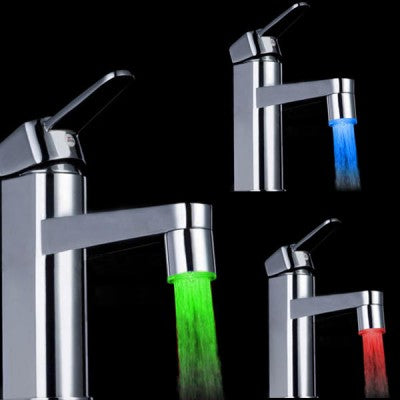 Cap de robinet cu led colorat si filtru inclus, activare automata