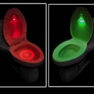 Lampa de veghe pentru toaleta cu LED, senzor de miscare si lumina, 8 culori diferite