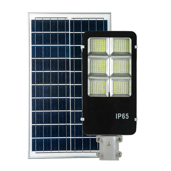 Lampa Incarcare Solara Jortan 400W, Telecomanda, Suport Metalic, Senzor de Miscare