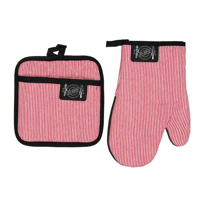 Set de bucatarie 2 piese Rosu