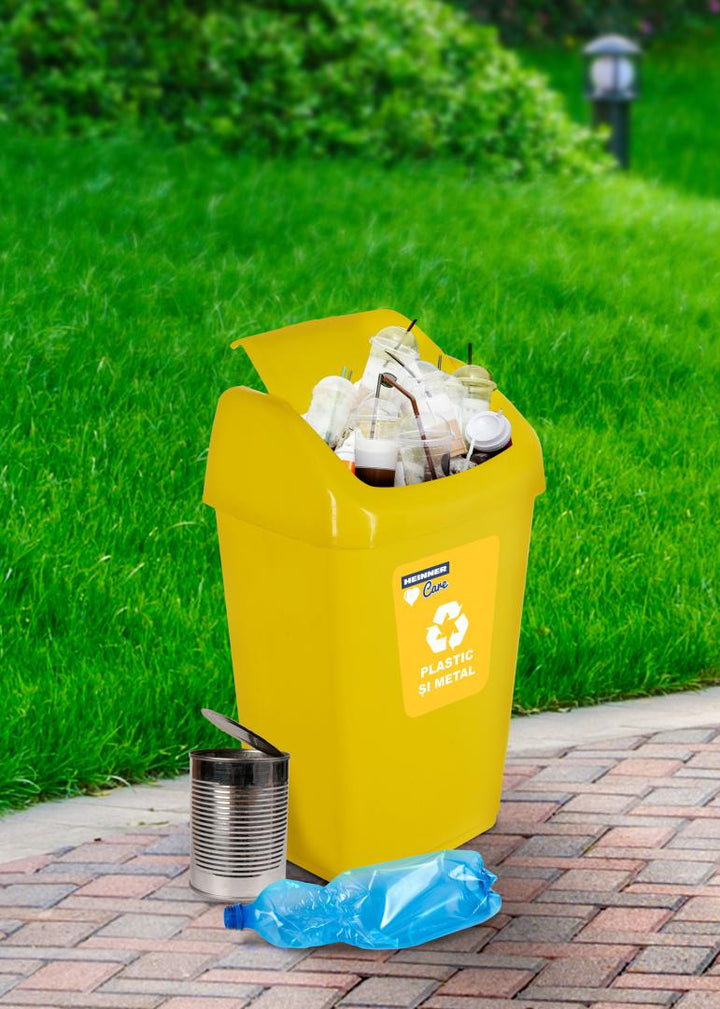 ﻿COS GUNOI CAPAC BATANT, RECICLARE ECO 35 L, GALBEN