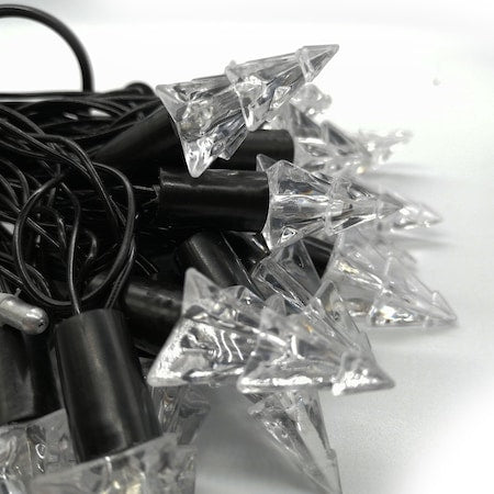 Set 4 x Instalatie solara 50 Led braduti, multicolor
